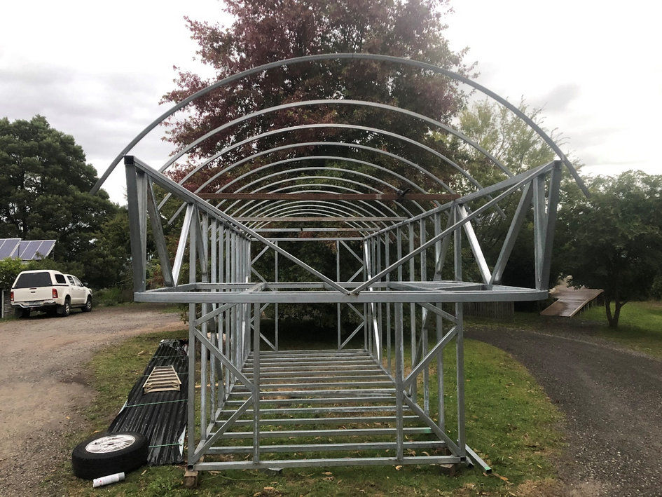 The bows welded on