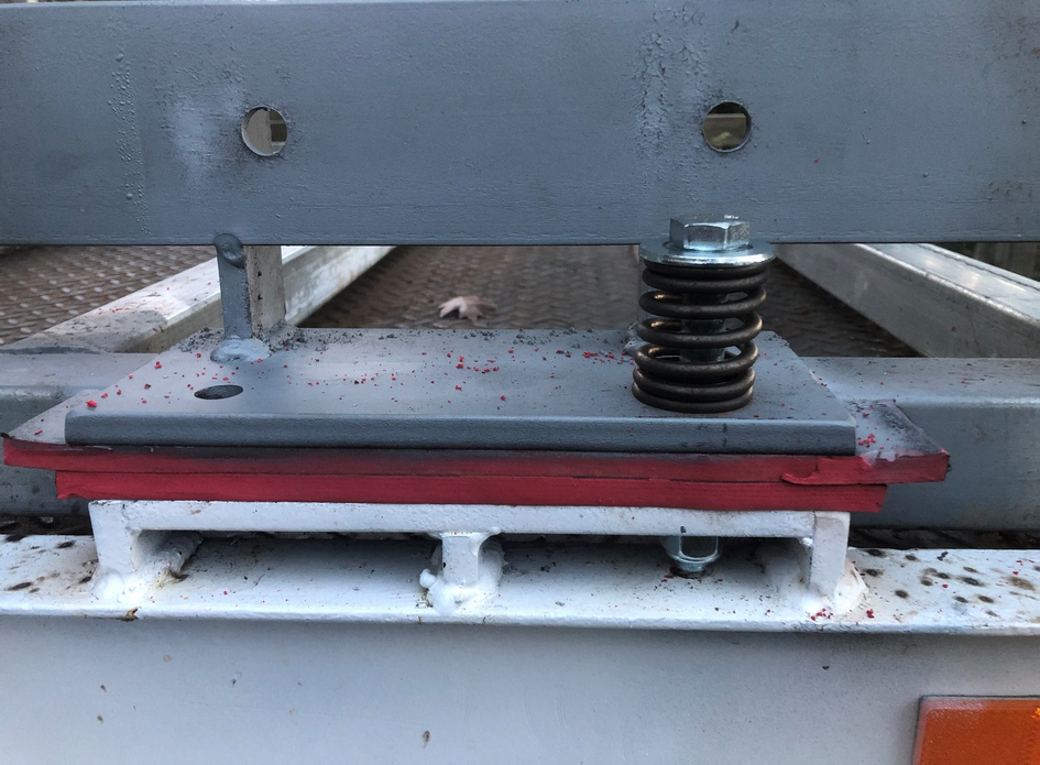 The suspension system that the Gypsy wagon sits on