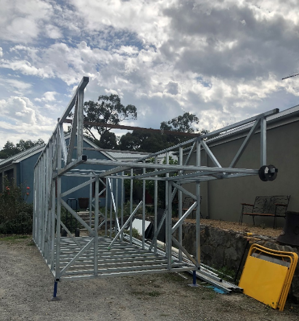 finished frame